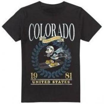 Black Disney Colorado Ski Tee for Men – Mickey
