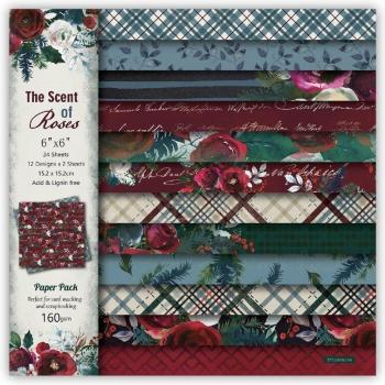 Retro Patterned Scrapbook Papers – 24 Piece Bundle