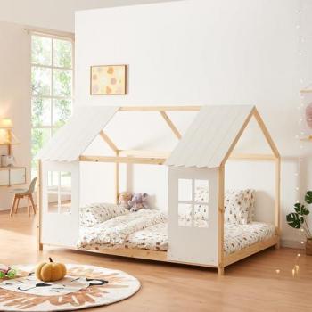 Letto Forma Casetta Tostedt 120x200 – Design Naturale