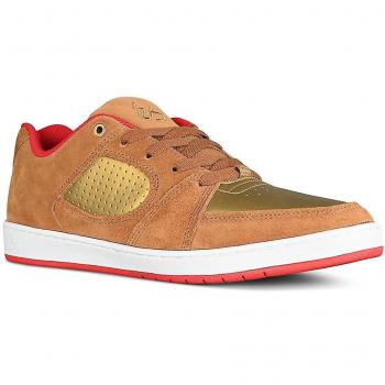 Zapato de Skate eS Accel Slim Marrón y Glitter UK 9