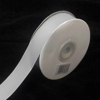 Shiny Silver Grosgrain Ribbon