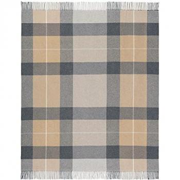 Biederlack Plaid »Britta«, Karo-Look, Kuscheldecke
