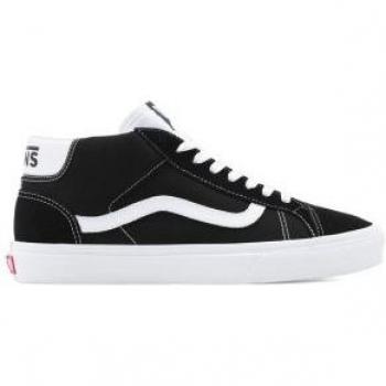 Vans Schwarz Stoff Sneakers Mid Skool, 37