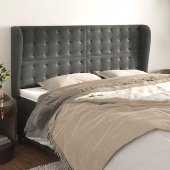 VidaXL Cohen Kopfteil Dunkelgrau 163x23x128 cm
