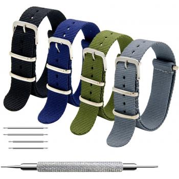 Cinturino Orologio MEGALITH 4 Pacchetti 18mm 20mm 22mm
