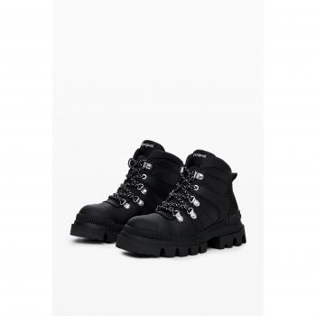Scarponcini in pelle Desigual Nero 24WSTY02