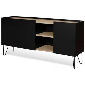 TemaHome Sideboard »Nina«, Kommode, 180 cm, schwarz