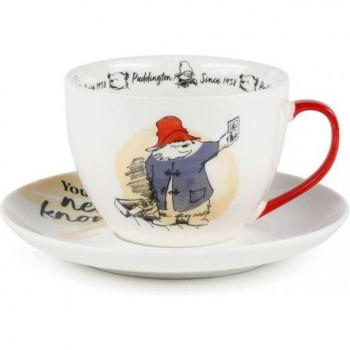Paddington Bear Ontbijtset Je Weet Nooit Wat Je Geluk Brengt (2-pack) Wit/Rood
