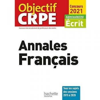 Objectif Crpe Annales Francais 2021