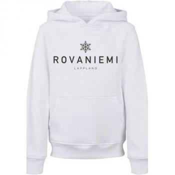 F4NT4STIC Hoodie Schneeflocke Winter Lappland Weiß für Mädchen, Gr. 134/140