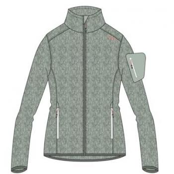 CMP Atmungsaktive Damenjacke Grau