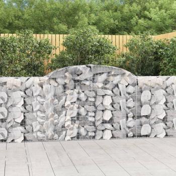 Set of 6 Arched Gabion Baskets