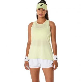 Canottiera ASICS Nagino Run giallo burro XL per donna