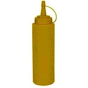 Yellow Plastic Squeeze Bottle 12oz