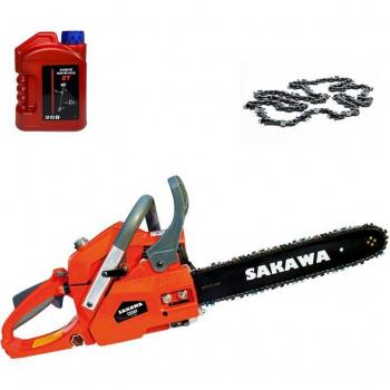 Scoppio 38cc Motosega 14” con Catena e Olio 2‑Tempi