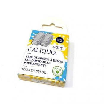Recharges Caliquo – Lot 2, poils doux, brosse à dents enfant
