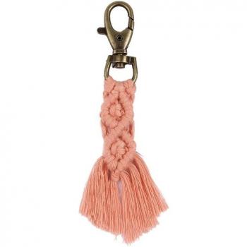 Tassel Bag Charm Key Holder