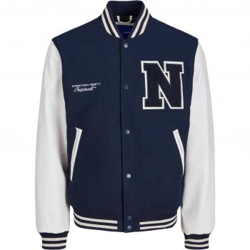 Chaqueta Bomber de Mezcla de Lana