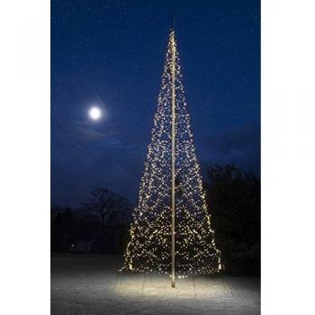 Fairybell 10 m albero di Natale, 4000 luci LED bianche calde