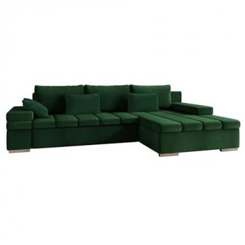 Canapé d’angle Comfivo 113 – variante Manila 35, lit intégré 310 × 175 × 83 cm