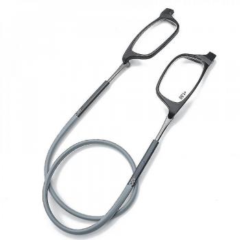 Gafas de lectura gris con soporte magnético 125