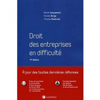 droit des entreprises en difficultes