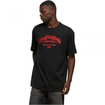 Camiseta MT Upscale 'Mundo Global' rojo vivo / negro