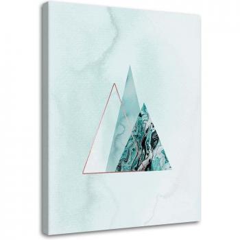 Affiche minimaliste « Trois Triangles »
