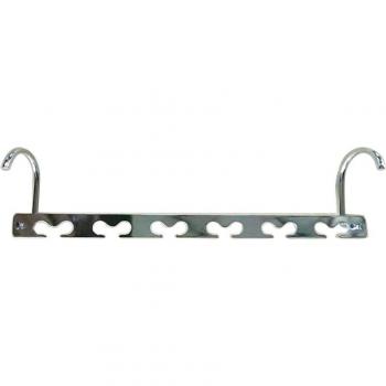 SteelClip 6‑Slot Shirt & Coat Organizer