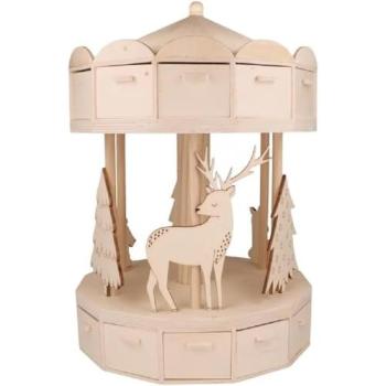 Calendrier de l’Avent « Artémio » – Bois 24 tiroirs, 41 × 28 × 28 cm