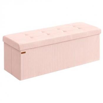 Fluffy Pink Compact Ottomant