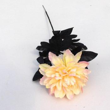 Dahlia en soie pour décoration intérieure