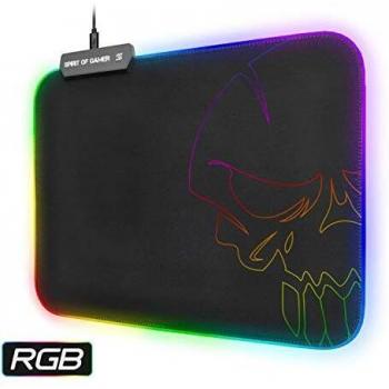 Spirit Of Gamer Skull RGB Gaming mouse pad