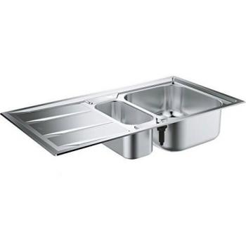 Grifo K400+ de Acero Inoxidable para Doble Fregadero