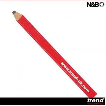 Trend Red Medium Carpenter Pencils Pack of 3