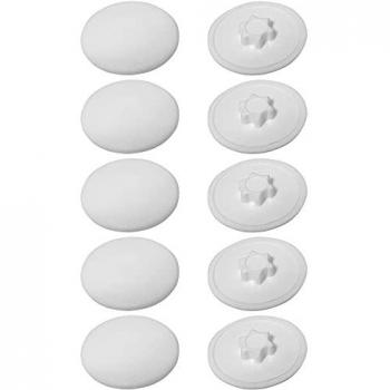 Protection capuchon vis Torx T20 12 mm, plastique blanc – pack de 10