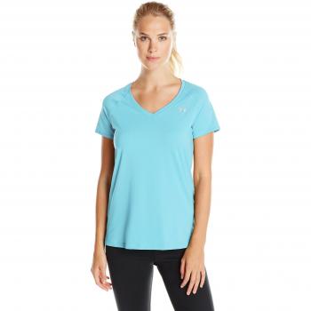Unter Armour Damen Fitness Shirt – Short Sleeve, Sky Blue, XS