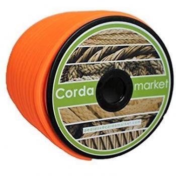 Cuerda Elástica 10mm Naranja Fluor 25mts