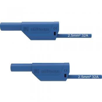Schützinger Cavo di prova 4 mm Spina 4 mm 200 cm Blu