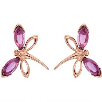 Handmade Lily Amethyst Dragonfly Drops