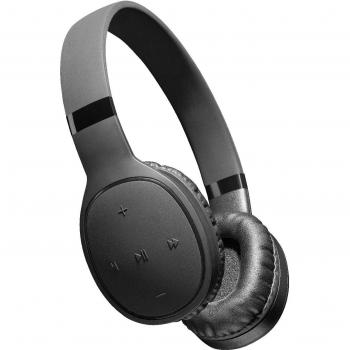 Kosmos Headband Bluetooth con Bassi Intensi, Microfono a Voce Chiara, Nero
