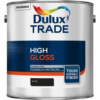 Dulux Trade Glossy Black Paint 2.5L