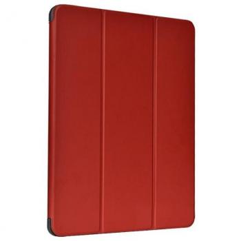 Estuche premium de cuero con soporte para lápiz iPad 11 Pro 2021 Rojo