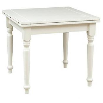 Mesa Cuadrada Extensible de Madera Maciza 90x90 cm