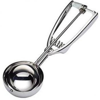 Stainless Steel Ice Cream Scoop by KitchenCraft, with Trigger, 6.2 cm