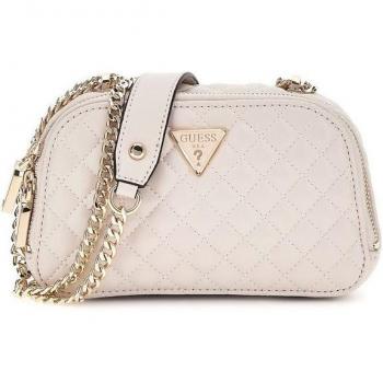 Sac Épaule GUESS – Eco Rianee Mini – Beige – Dimensions 18x11x5 cm