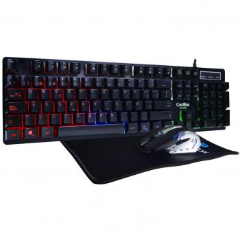 CoolBox Teclado Deep Team RGB QWERTY Español