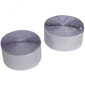 Fixman 316144 Hook and Loop Tape White Self-Adhesive 2pce 50 mm x 5m
