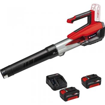 Einhell GE‑LB 18/200 Li‑E 18V Cordless Axial Leaf Blower with Dual 4Ah Batteries