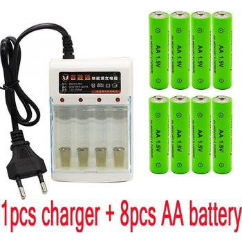 Ensemble Batterie Rechargeable AA 3000 MAH et Chargeur Inclus